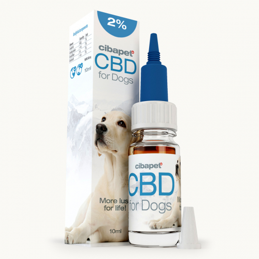 Olio di CBD al 2% Per Cani