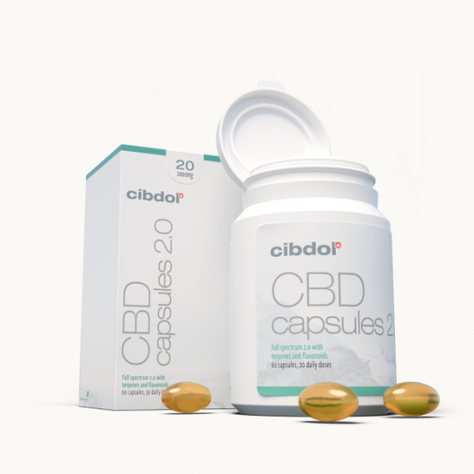 Cápsulas de gel con CBD 20% (2000mg)