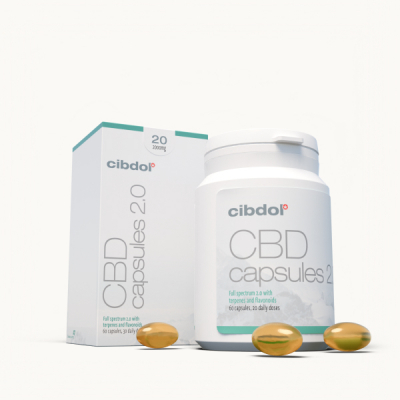 Cápsulas de gel con CBD 20% (2000mg)